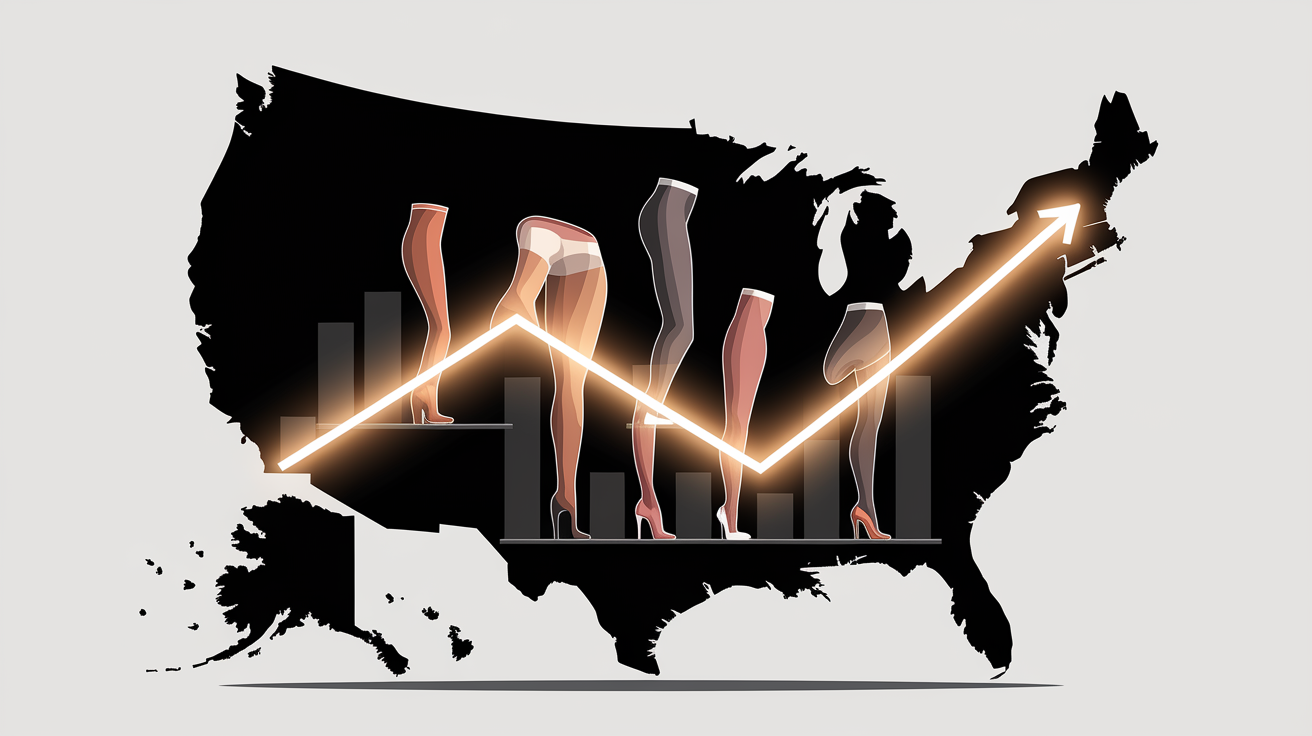 USA:s marknad för strumpbyxor och tights väntas växa kraftigt.