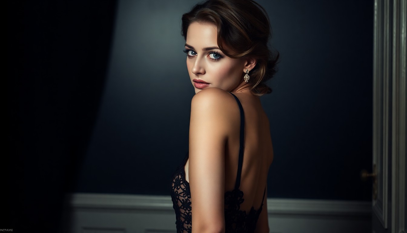 Anne Hathaway förför i dramatiska underkläder för Vogue Australia